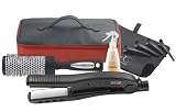 Andrew Collinge Masterclass Total Shine Gift Set (12858) Incl Straighteners, Vanity Case, Ceramic Hairbrush, Sectioning Clips & Heatproof Mat