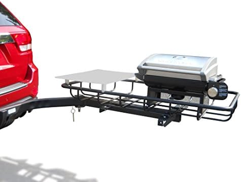 Stowaway Hitch Mount Grill | Swings Away for Grilling and Clear Access to The Back of Your Vehicle | Fits 2” Hitch