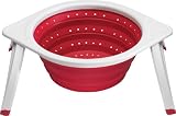 Chef'n SleekStor Collapsible Colander Large 11-Inch Diameter, Cherry/Meringue Chef'n SleekStor Collapsible Colander Large 11-Inch Diameter, Cherry/Meringue