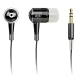 Merkury Innovations MI-HP5510 Metallic Earbud (Black)