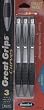 Rose Art Curves Black Ink Ballpoint Pen With Comfort Grip (Pack of 3)