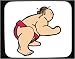 Decorated Mouse Pad with man, stance, sumo, sports, Japan, Asia, wrestler