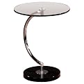 C Table - Black/ Chrome