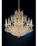 Schonbek 4823-20A Gold / Swarovski Contessa Crystal Twenty-Four Light Up / Down Lighting Chandelier from the Contessa Collection