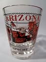Arizona Scenery Red Shot Glass