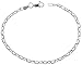 8" Sterling Silver 1/8" (3.0 mm) Diamond title=