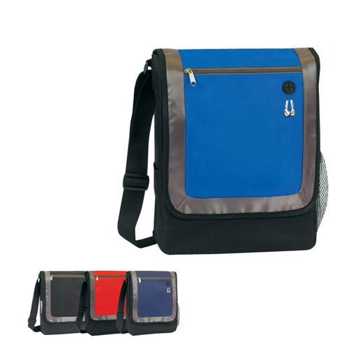 City Messenger Bag Portfolio Book Bag , Red