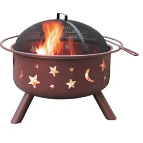 Landmann Big Sky Stars & Moons Fire Pit, Georgia Clay