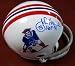 John Hannah Autographed/Hand Signed New England Patriots Mini Helmet HOF 91 TriStar #7040986