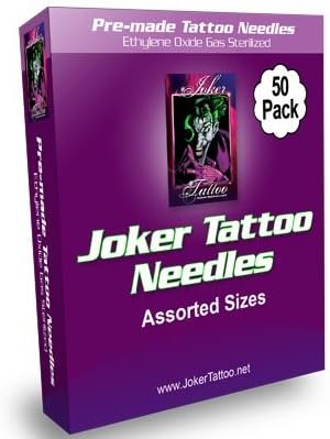 Joker Tattoo Needles Assorted Sizes Box of 50
