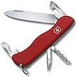 Victorinox Taschenwerkzeug Picknicker, feststellbar, mit Wellenschliff, rot, 0.8853.W