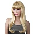 New Fantasy Blonde Long Blonde Fancy Dress Party Halloween Wig With Fringe