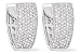 1 1/2 Carat Diamond 14K White Gold Earrings