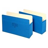 (Price/EA)Expanding File Pocket, 5-1/4 Exp, Blue