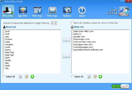 Aobo Filter for PC - Internet Filter/Web Blocking Software/Parental Control Software/Employee Monitoring Software for PC - Single License + Download Aobo Filter for PC - Internet Filter/Web Blocking Software/Parental Control Software/Employee Monitoring Software for PC - Single License + Download
