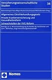 Allgemeines Gleichbehandlungsgesetz. Private Krankenversicherung und Gesundheitsreform. Schwachstellen der VVG-Reform: Beiträge zur 17. ... 1. Workshop "Junge Versicherungswissenschaft"