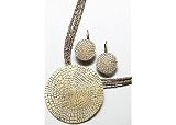 Lifestyle Studios Bronze Multi Row Seedbead Set GOLD-TONE