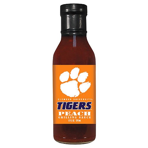 Clemson Tigers NCAA Peach Grilling Sauce - 12oz by Hot Sauce Harry
