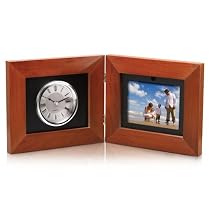 Coby DP-5588 5.6-Inch Clock and Digital Photo Frame with MP3 Player (Maple)