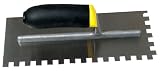 NATTCO PT4006 Soft Handle 11 Trowel Camel Back 1 4 x 3 8 x 1 4 notch size
