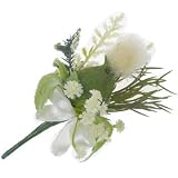 41%2Buxx%2B6eXL. SL160  Buttonhole   White Thistle, Cream Ribbon Reviews