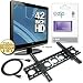 LG 42LG50 42" LCD HDTV with VuePoint Mount and Ultra 300HI Cable and 5 Day Zip Express Installation Bundle - 1080p, 3 HDMI Inputs, 16:9, 1920 x 1080, 5 ms, 1080p, USB