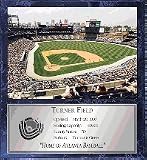 Turner Field (Atlanta Braves) 12" x 15" Plaque with 8" x 10" Stadium Photograph