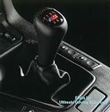 BMW Genuine Black Leather Illuminated M Emblem Gear shift Knob for E36 - 3 Series (1992 - 1999 except 318ti), E34 - 5 Series (1989 - 1996), E32 - 7 Series (1986 - 1993)