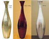 Shopping The Globe Egret Floor Vase, 36 inch - Light Gold Shopping The Globe Egret Floor Vase, 36 inch - Light Gold