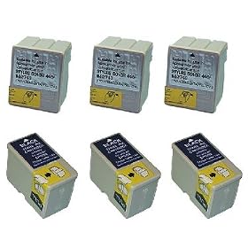 Take4Less 6-pack S020189 S020191 (3B+3C) Compatible Ink Cartridges for Epson Stylus Color 740 740i 760 860 1160