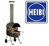 Eigenschaften HEIBI  / CAMINO, Grillkamin, pulverlackierter Stahl, 215 cm hoch, Steelli