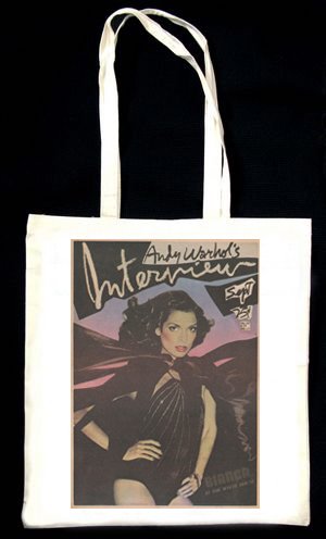 Andy Warhol's Interview Sept 1976 Tote BAG