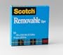 Scotch Removable Tape, 1/2 in x 2592