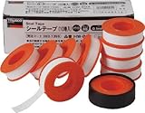 TRUSCO シールテープ ホワイト 13mm×15m 10巻入 HW804