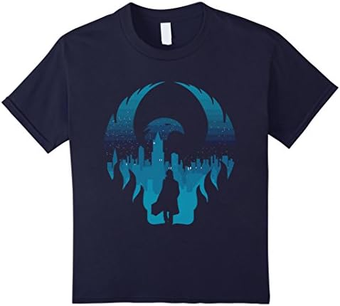 Kids Fantastic Tee Beasts and Where to find them T-Shirt 12 Navy