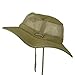 Big Size Talson UV Mesh Bucket Hat - Khaki