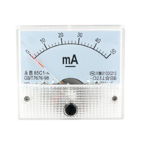 Cheap Price Dimart Class 2.5 Accuracy DC 050mA Clear Face Analog Panel