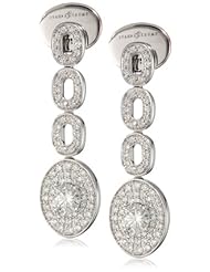 Ivanka Trump "Signature Bridal" Oval Pave Diamond Drop Earrings