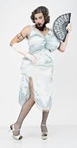 Circus Sideshow Bearded Lady - Adult Large Costume