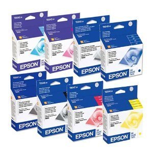 New Genuine Epson Cartridges R800 R1800 Full Set #54 On Sale