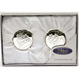Pair Of Silverplated First Tooth & First Curl Baby Gift