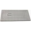 Flocked Gray Bead Design Board Beading Stringing 20.5"