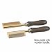 Solid brass and wide heads hold heat longer