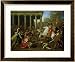 The Destruction of the Temples in Jerusalem by Titus, circa 1638/39 Framed Art Poster Print by Nicolas Poussin, 33x27