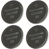 Multi Pack 4 X Panasonic CR2025 DL2025 3V Lithium Coin Cell Batteries