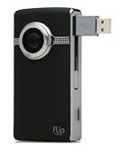 Flip Video UltraHD 2hrs - Camcorder - High Definition - widescreen - 0.92 Mpix - internal flash memory - black