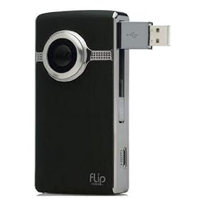 Flip - U2120B-FR - Cam�scope Ultra HD - Ecran LCD 2" - Zoom num�rique - VGA / MP4 - 8 Go - Noir