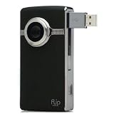 Flip - U2120B-FR - Cam�scope Ultra HD - Ecran LCD 2" - Zoom num�rique - VGA / MP4 - 8 Go - Noirpar Flip