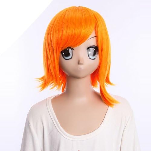 Wigs One Piece Nami Orange Cosplay Wig Costume Wig Lacefront Short Wigs for Party