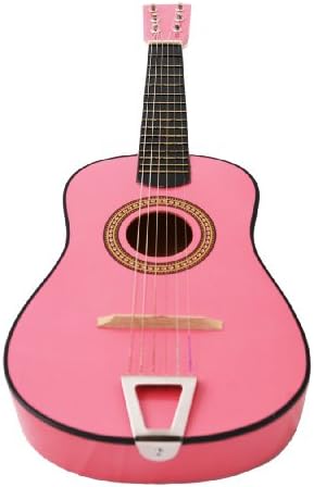 23 Inches Kids Children Mini Acoustic Toy Guitar Pink